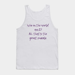 The Great Puzzle Tank Top